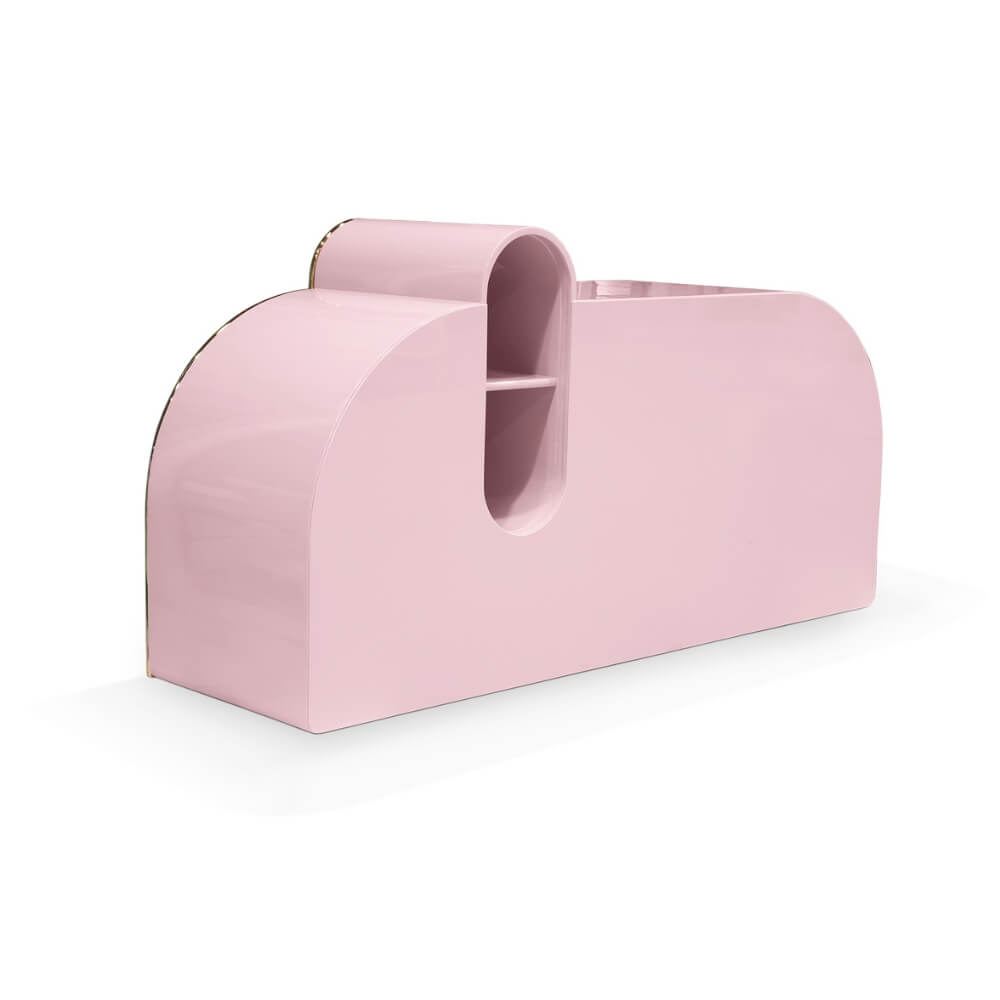 Circu Gold Plated Bubble Gum 3 Drawers Chest