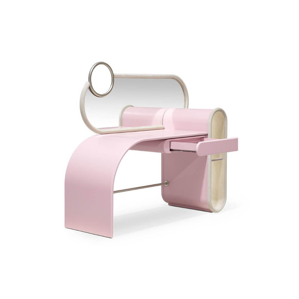 Circu Gold Plated Bubble Gum Dressing Table