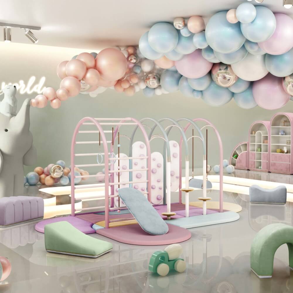 Circu Gold Plated Bubble Gum Children's Gym