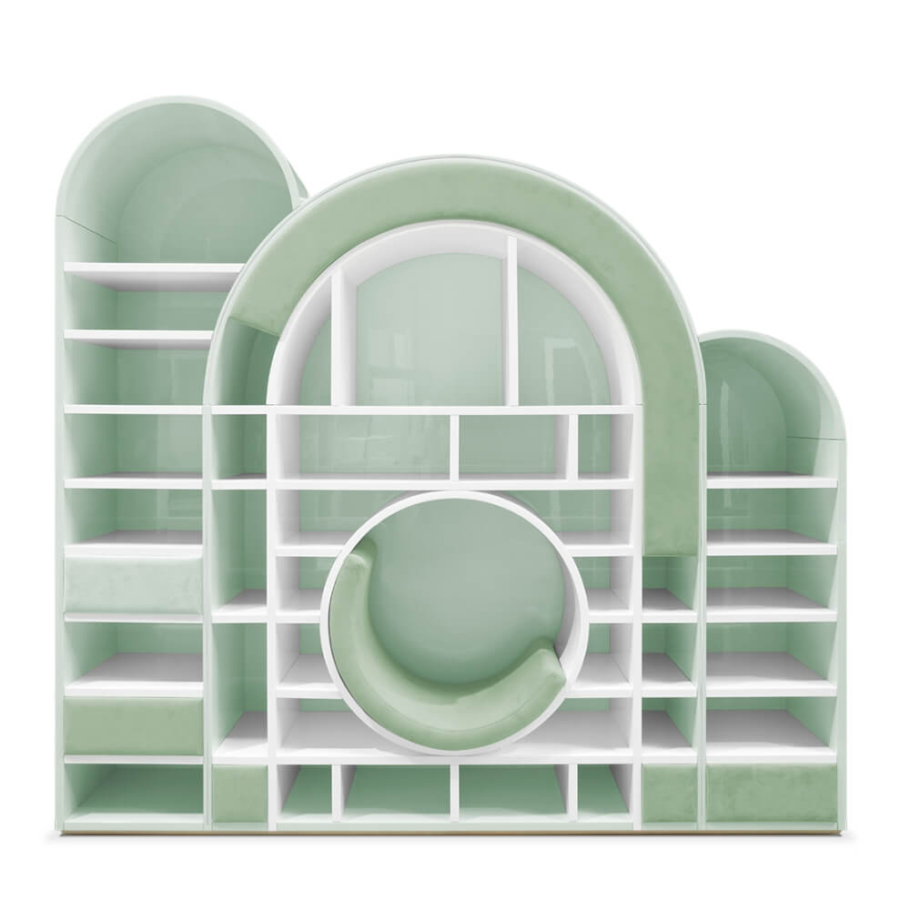 Circu Bubble Gum Bookshelf and Reading Nook