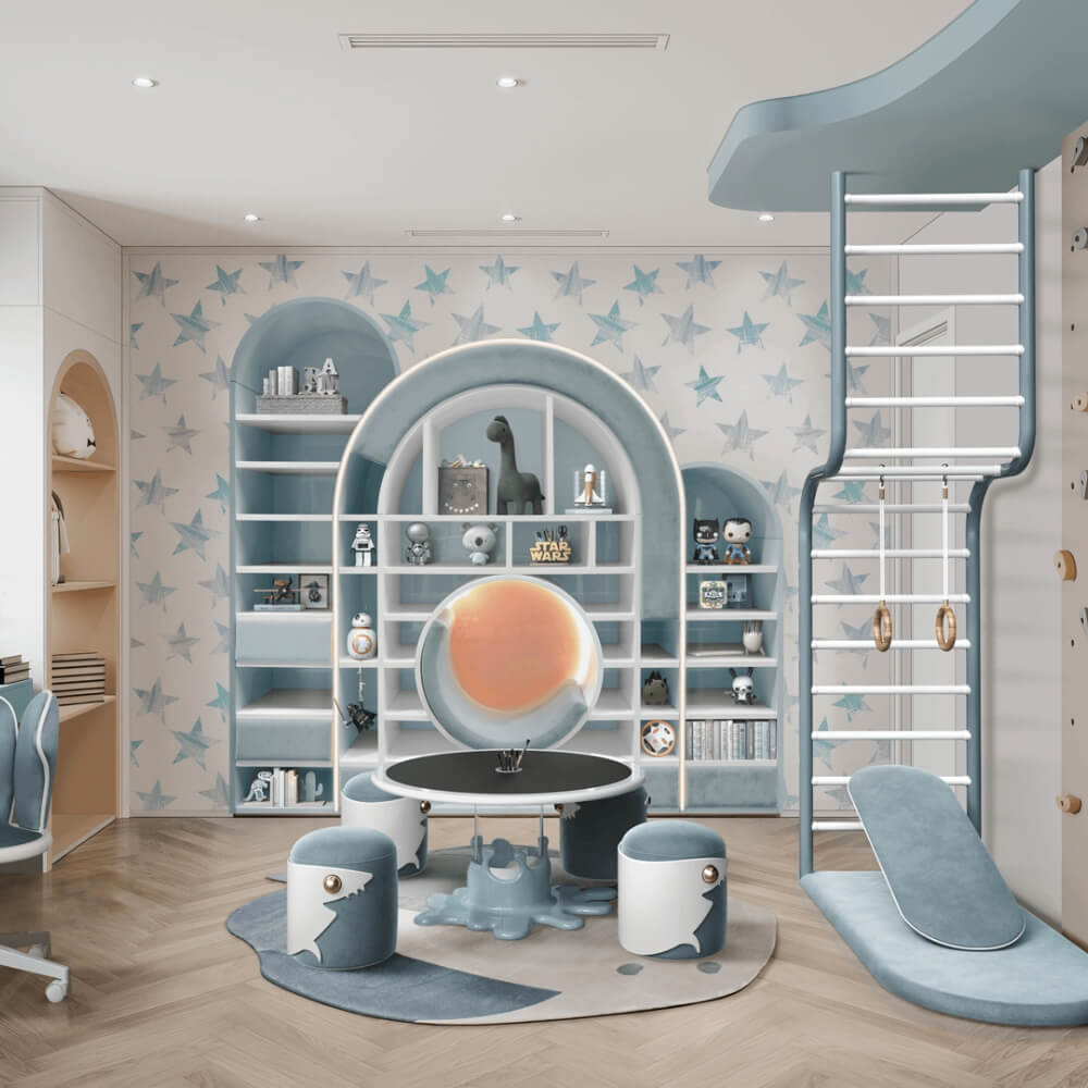 Circu Bubble Gum Bookshelf and Reading Nook