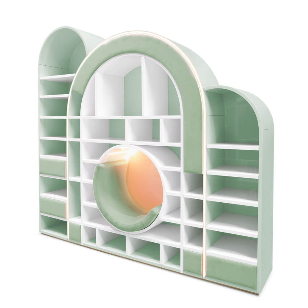 Circu Bubble Gum Bookshelf and Reading Nook