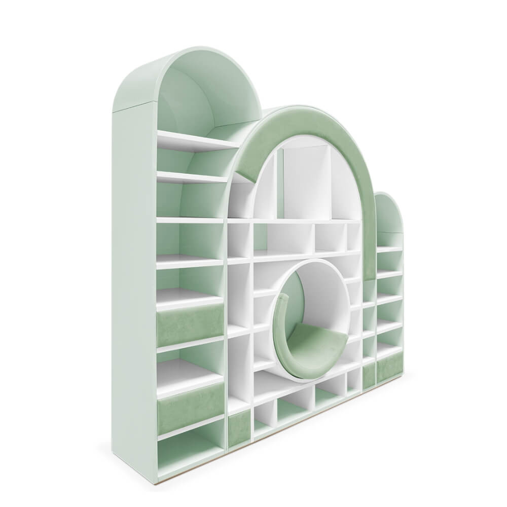 Circu Bubble Gum Bookshelf and Reading Nook