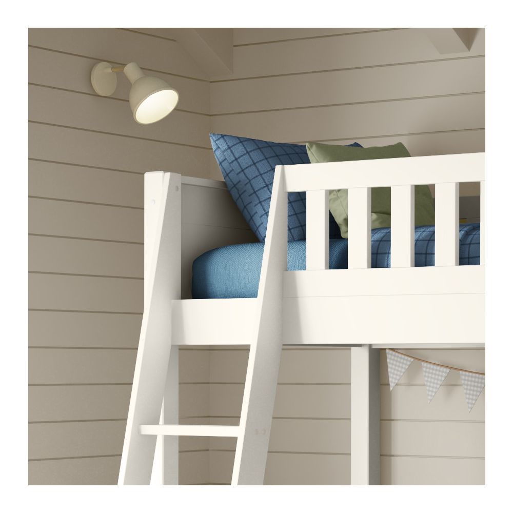 Arven High Sleeper Bed in White