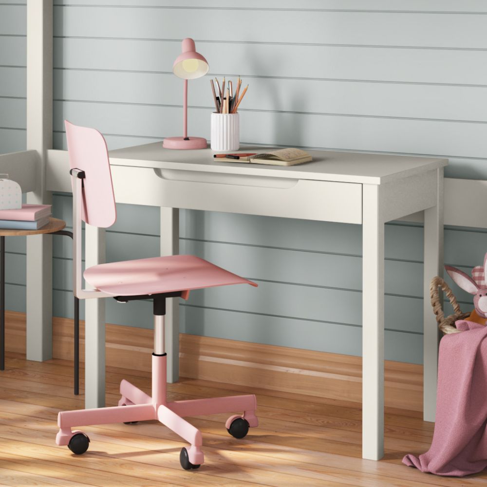 Arven High Sleeper Bed with Storage Desk in White