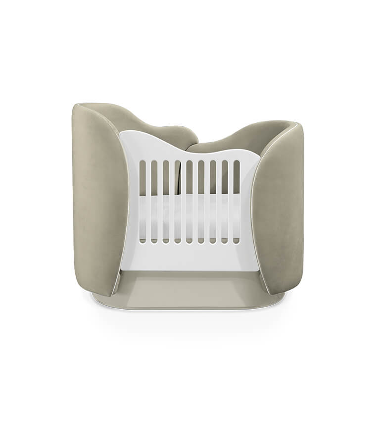 Circu Luxury Cloud Cot - Paris Cream