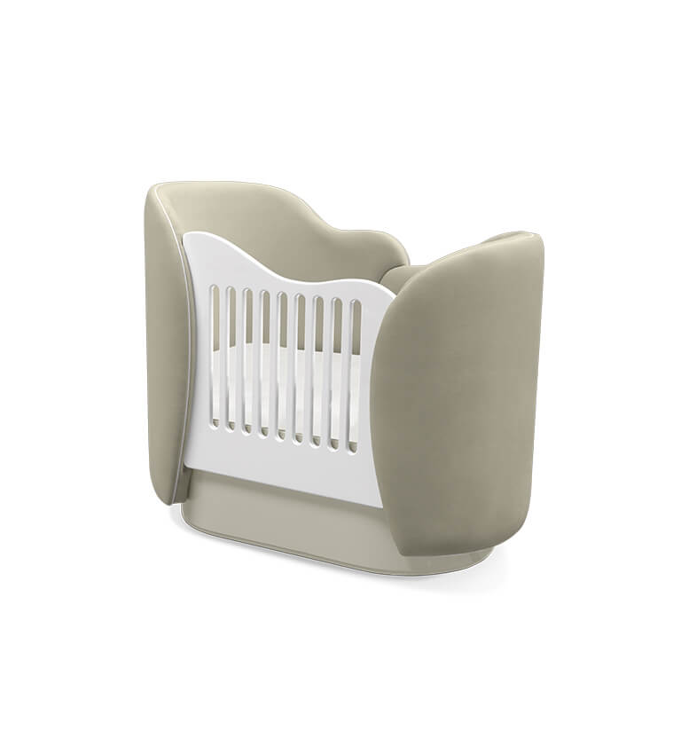 Circu Luxury Cloud Cot - Paris Cream