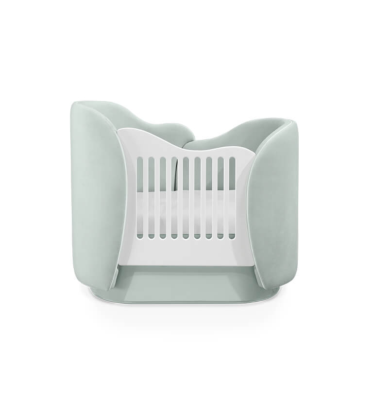 Circu Luxury Cloud Cot - Beauty Green