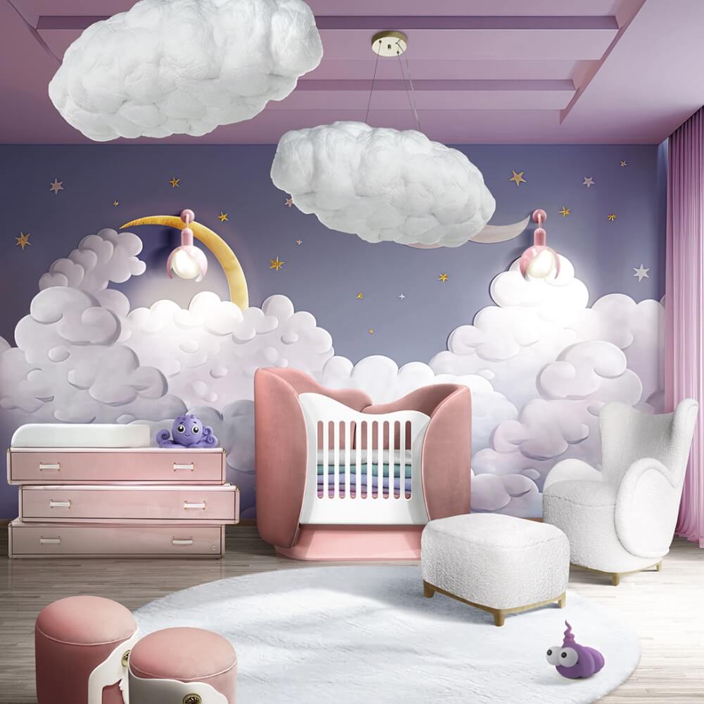 Circu Luxury Cloud Cot - Beauty Green