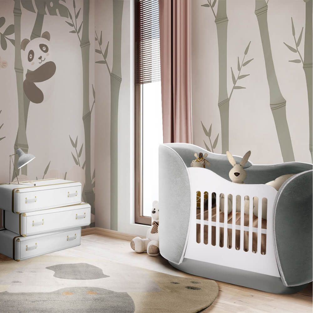 Circu Luxury Cloud Cot - Beauty Green