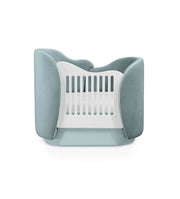 Circu Luxury Cloud Cot - Paris Light Blue