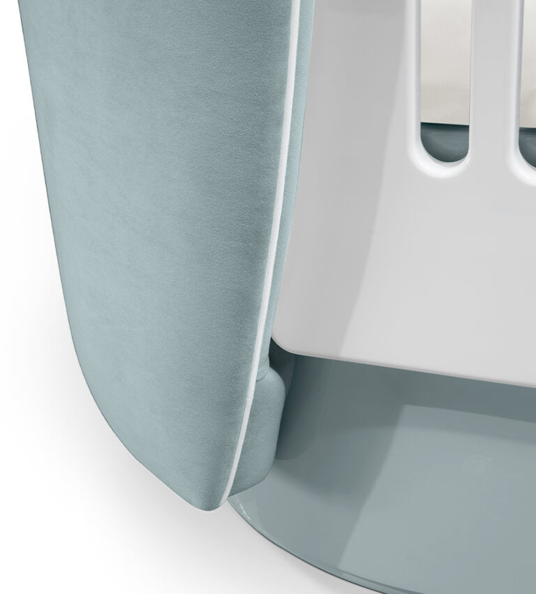 Circu Luxury Cloud Cot - Paris Light Blue