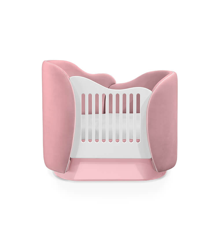 Circu Luxury Cloud Cot - Paris Pink