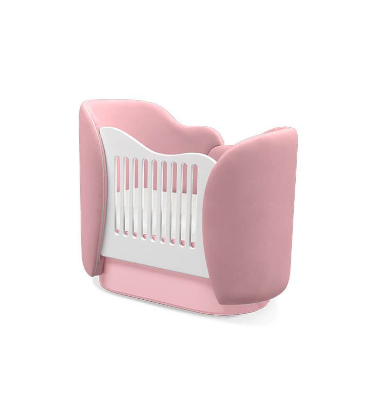 Circu Luxury Cloud Cot - Paris Pink
