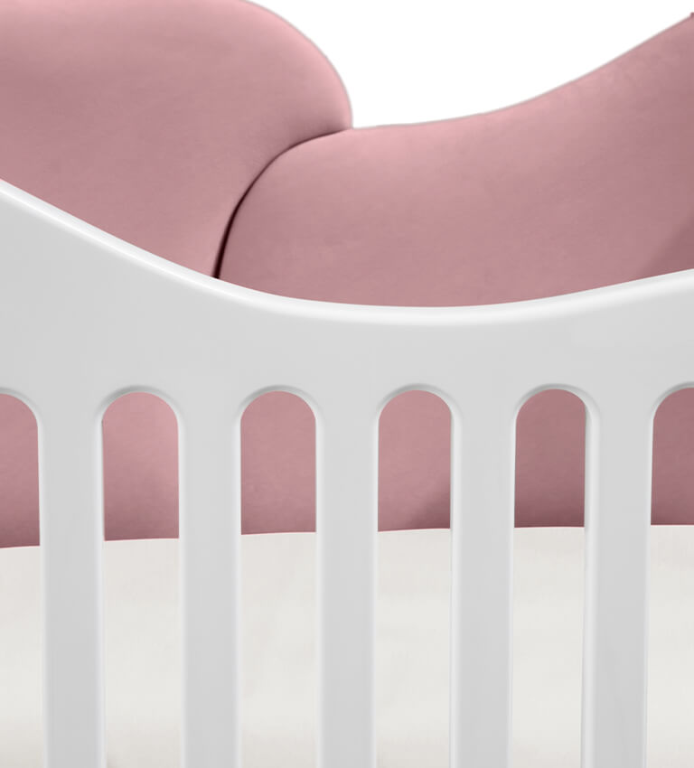 Circu Luxury Cloud Cot - Paris Pink