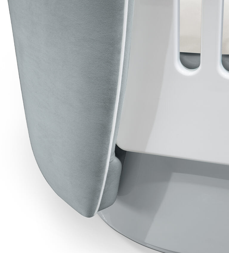 Circu Luxury Cloud Cot - Paris Light Grey