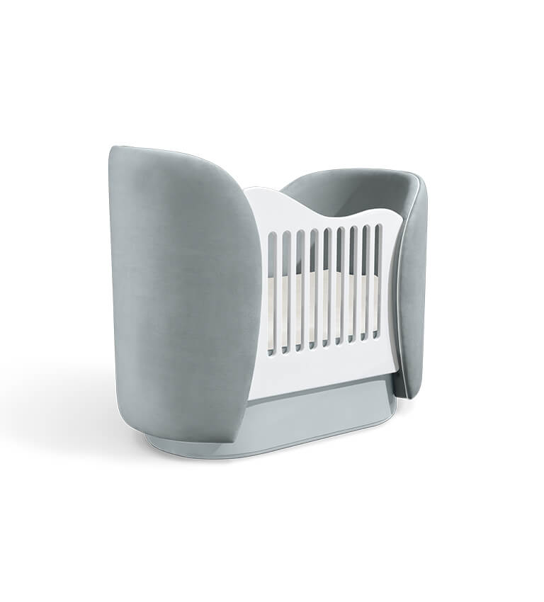 Circu Luxury Cloud Cot - Paris Light Grey