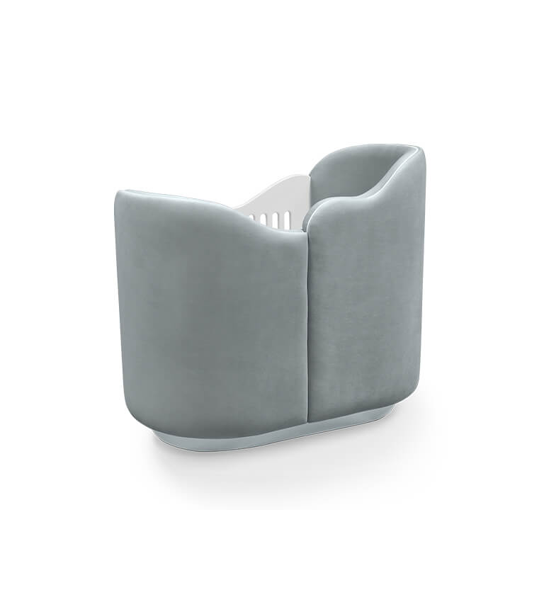 Circu Luxury Cloud Cot - Paris Light Grey