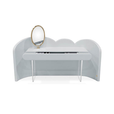 Circu Gold Plated Cloud Vanity Console Dressing Table