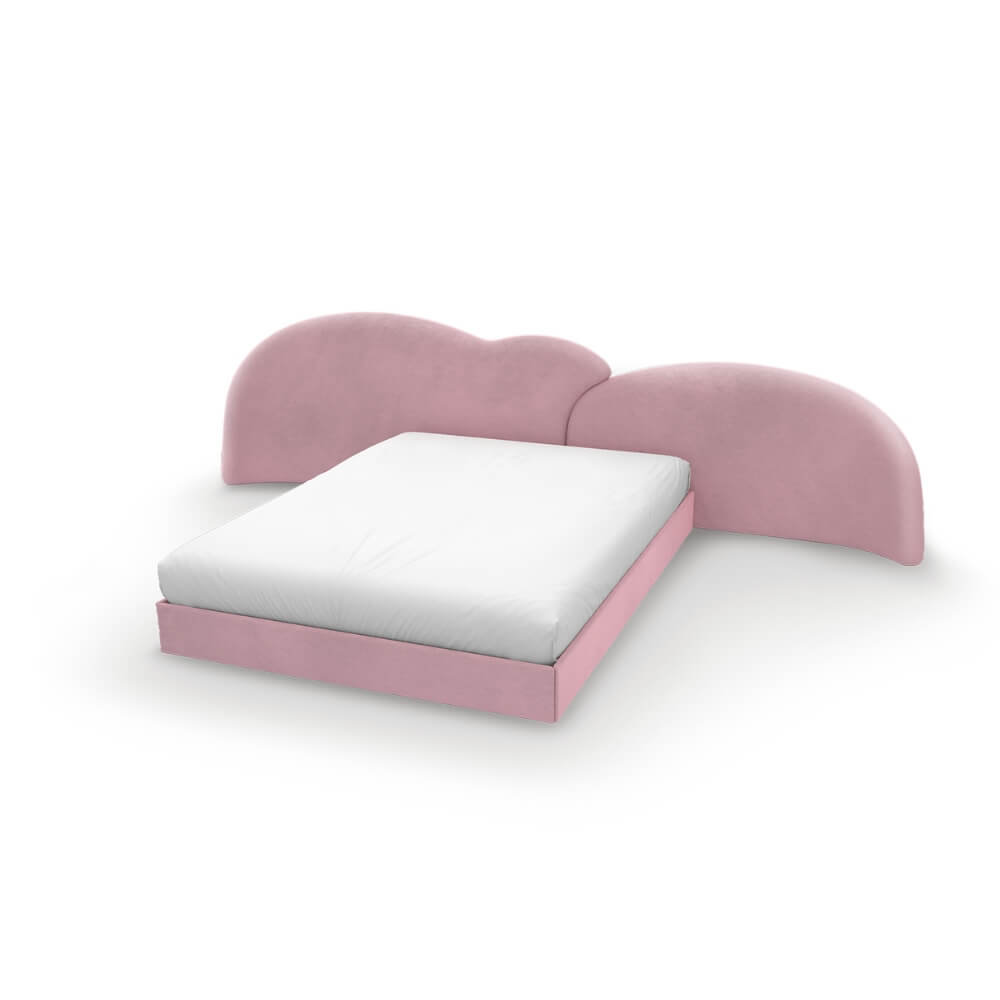 Circu Cloud II Velvet Double Bed – Kidsorium