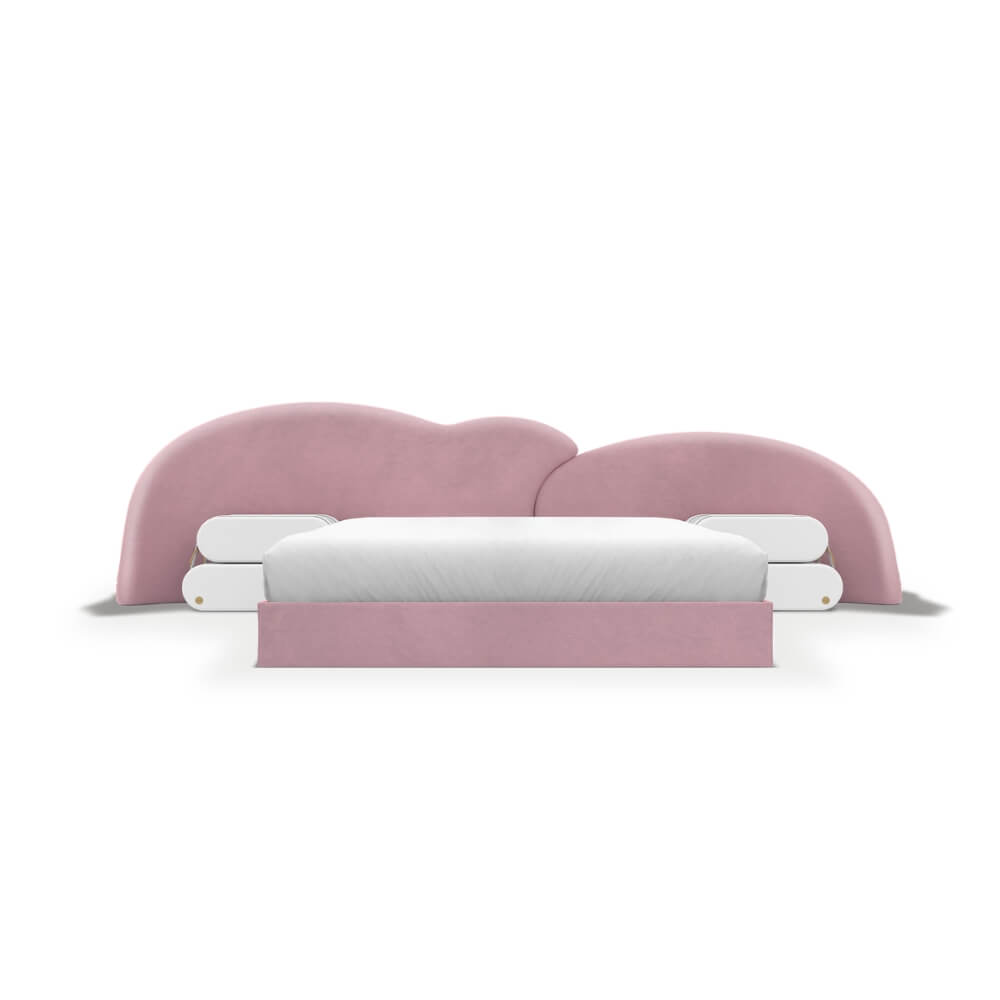 Circu Cloud II Velvet Double Bed