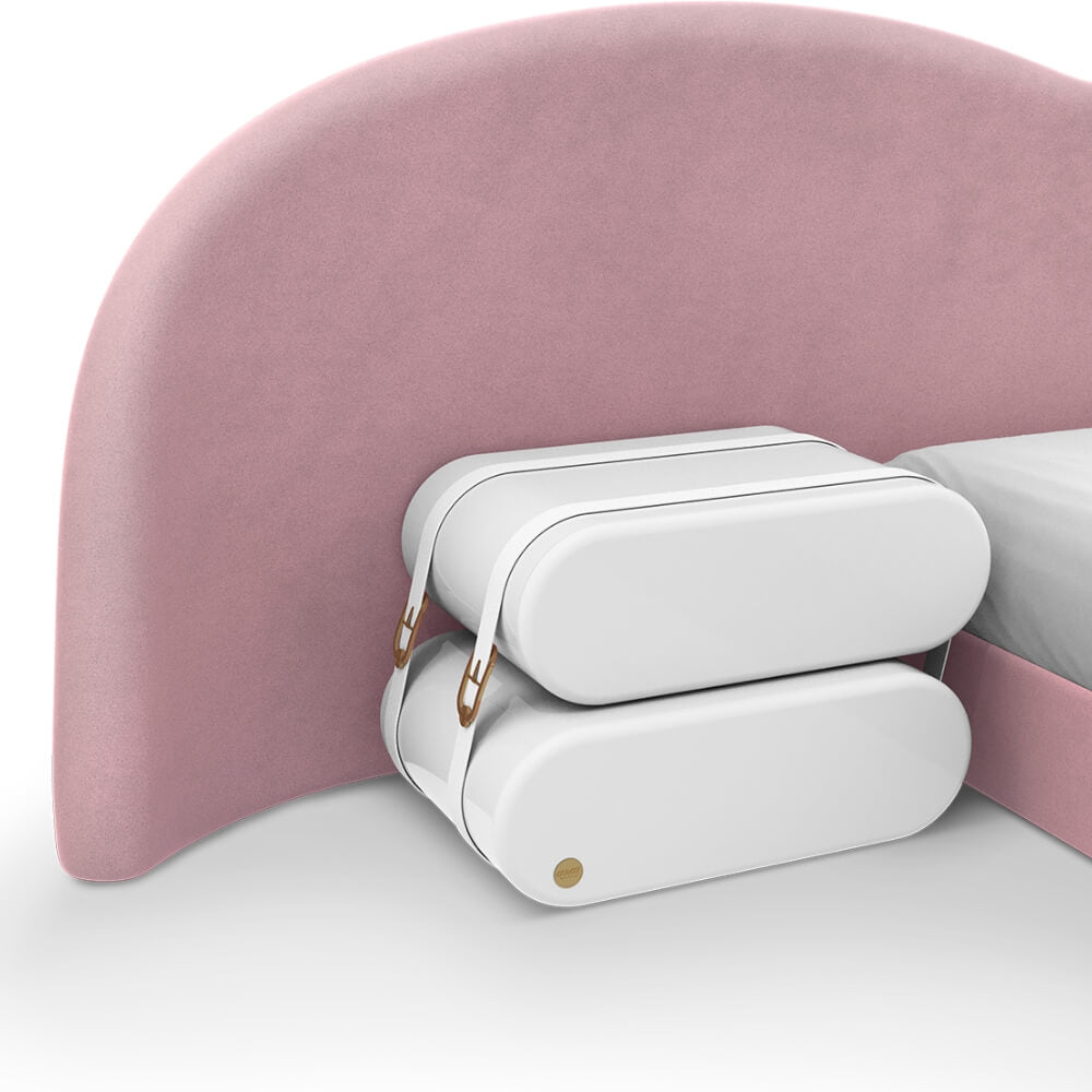 Circu Cloud II Velvet Double Bed