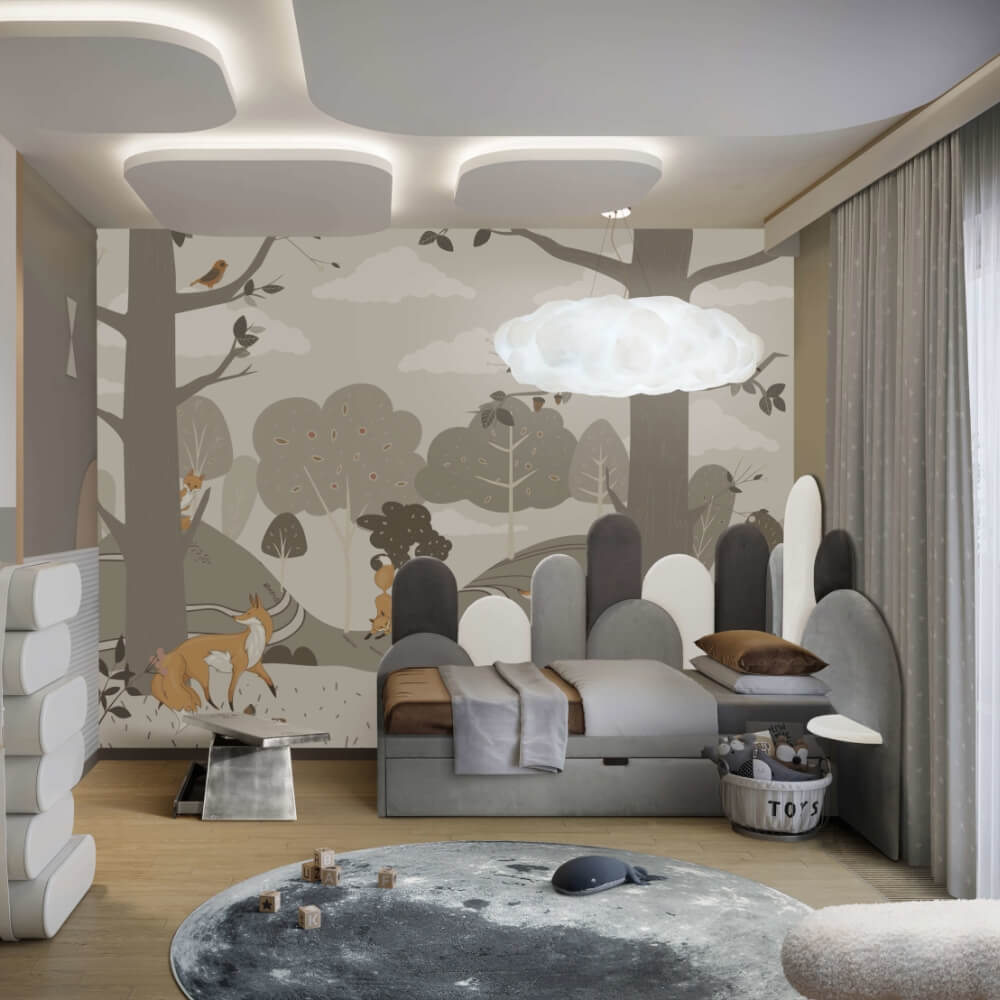 Circu Gold Plated Cloud Suspension Light LARGE