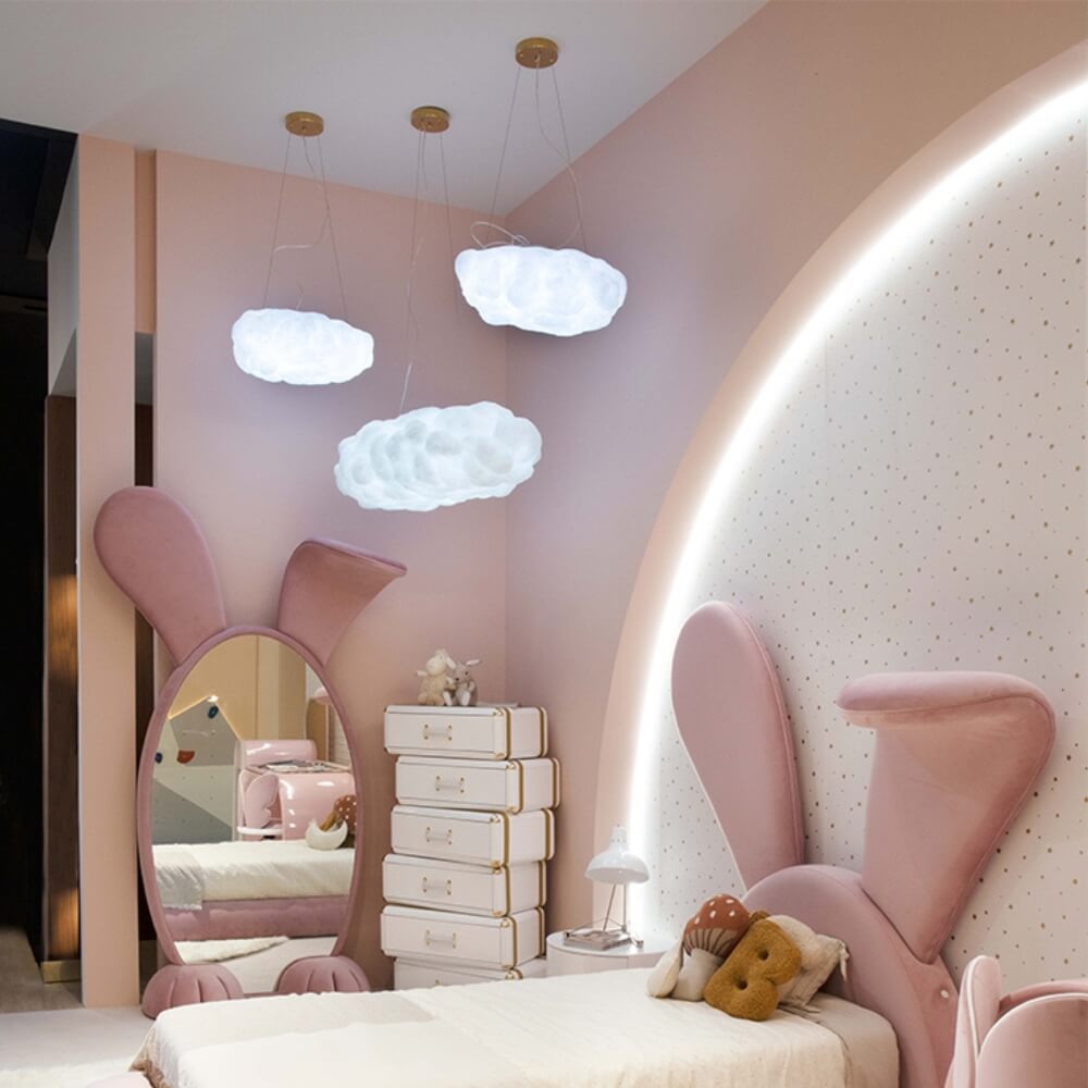 Circu Gold Plated Cloud Suspension Light SMALL