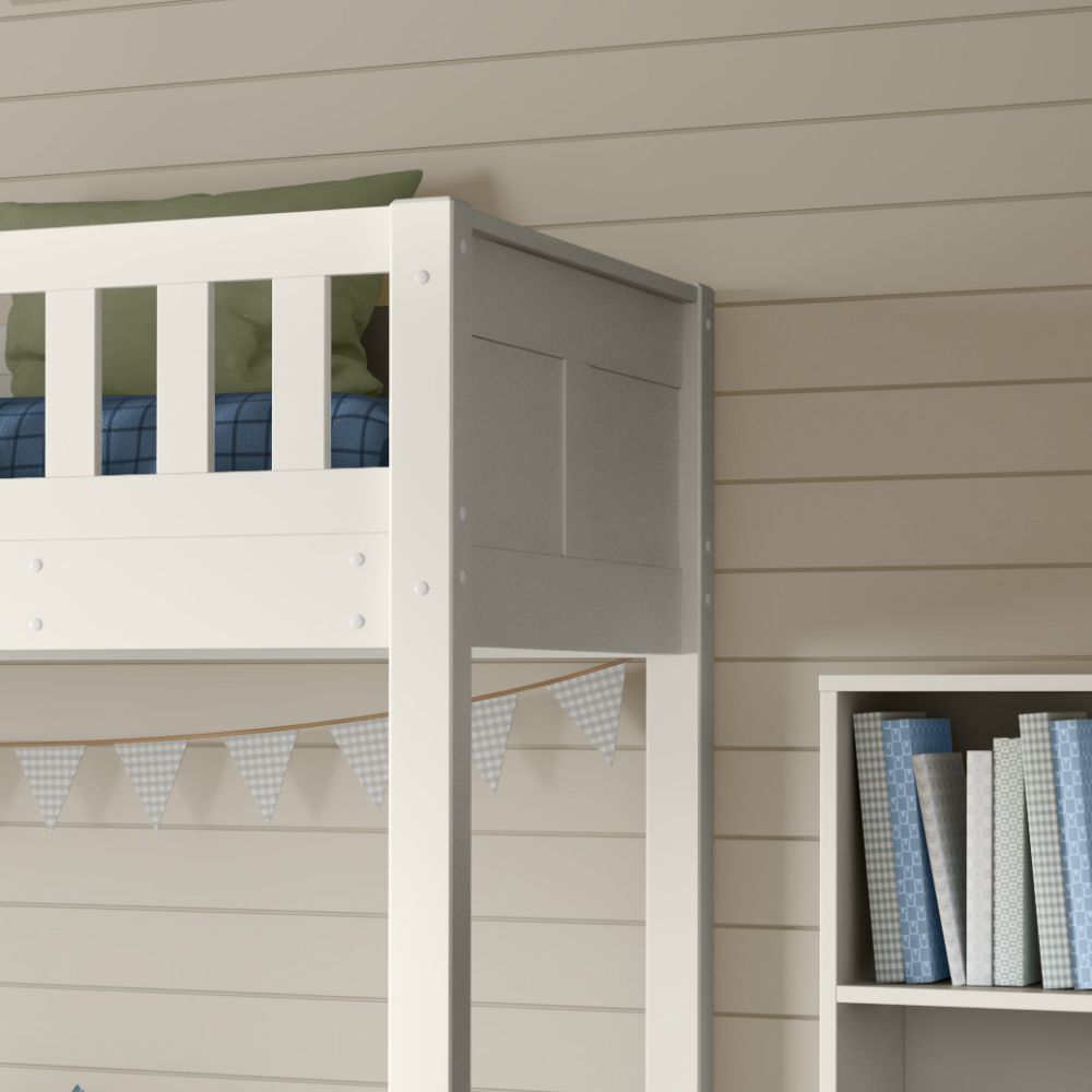 Arven High Sleeper Bed in White