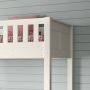 Arven High Sleeper Bed with Storage Desk in White