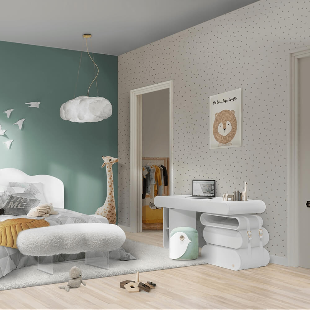 Circu Children's Dream Desk in Grey