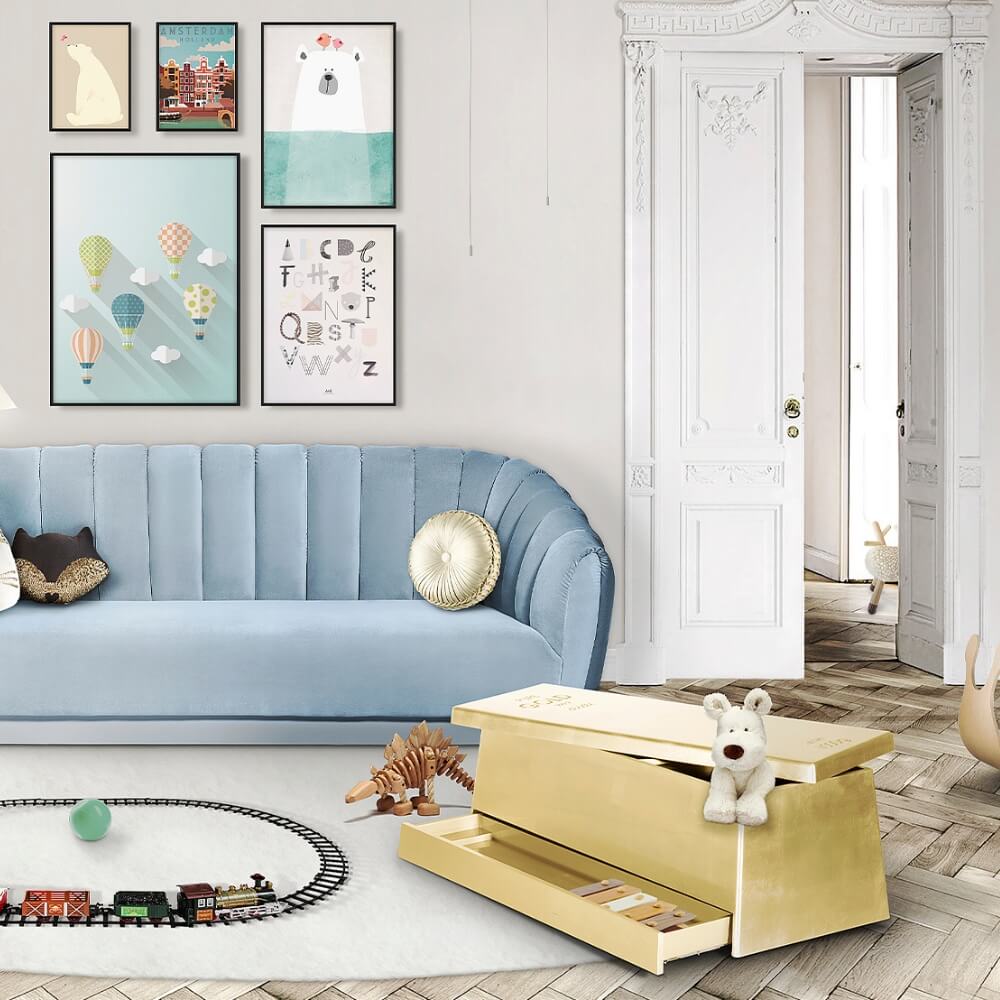 Circu Gold Children's Toy Box