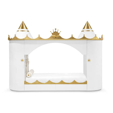 Circu Kings & Queens Castle Bed - Gold Plated