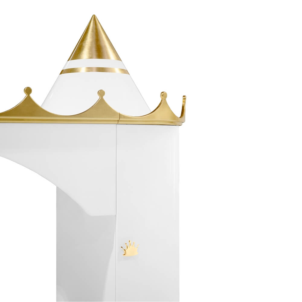 Circu Kings & Queens Castle Bed - Gold Plated