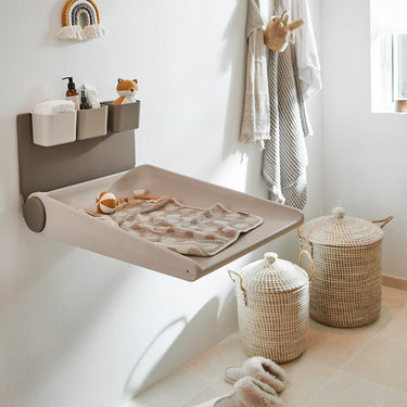 Leander Wally Wall Mounted Changing Table in Cappuccino