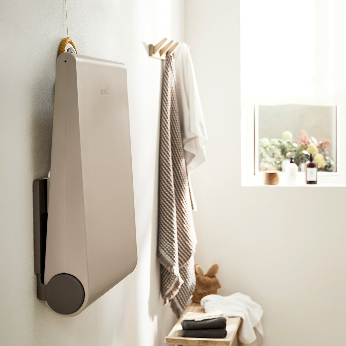 Leander Wally Wall Mounted Changing Table in Cappuccino