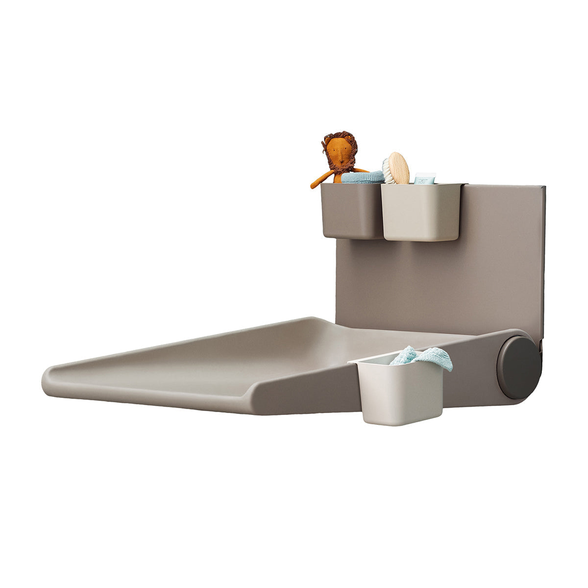 Leander Wally Wall Mounted Changing Table in Cappuccino