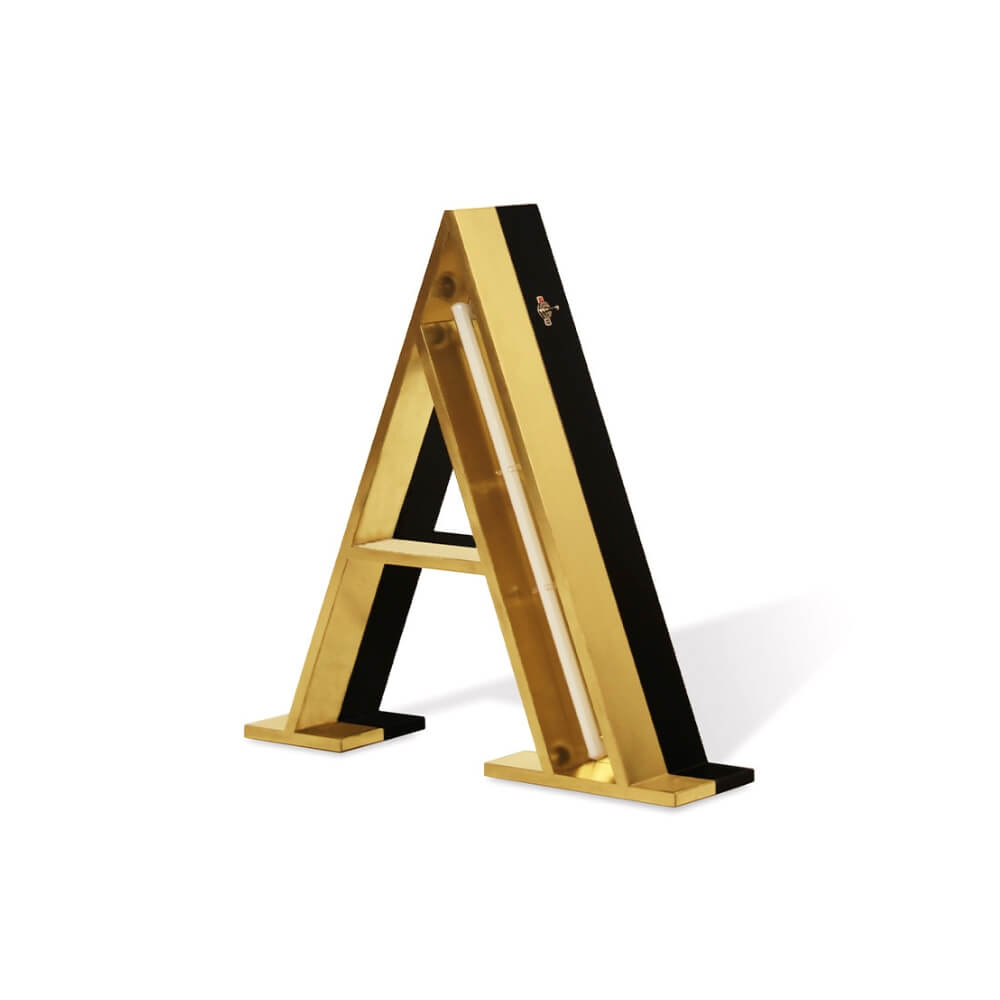 Circu Letter A Graphic Floor Lamp