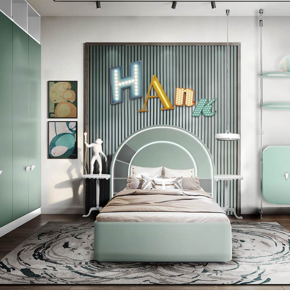 Circu Letter A Graphic Floor Lamp