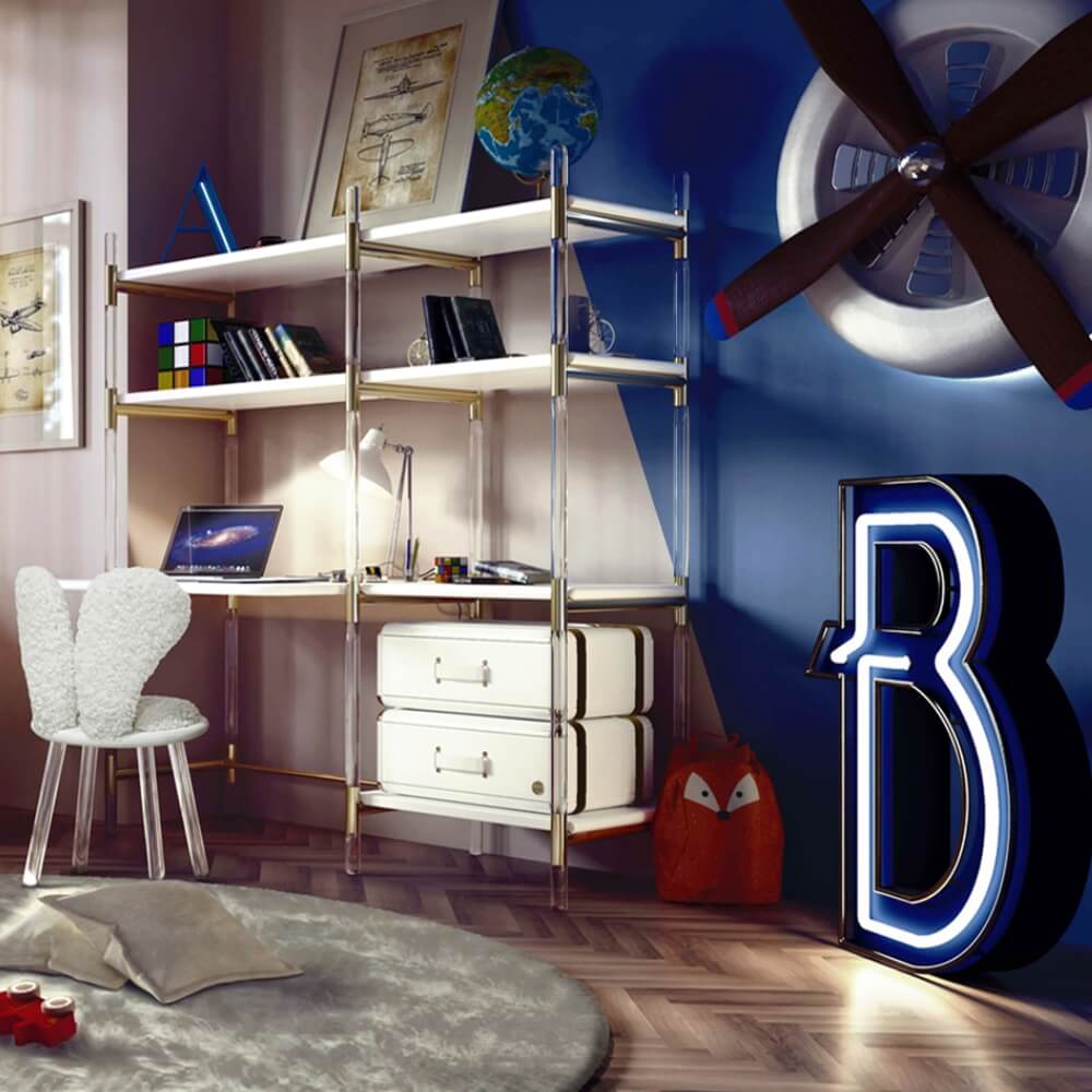 Circu Letter B Graphic Floor Lamp