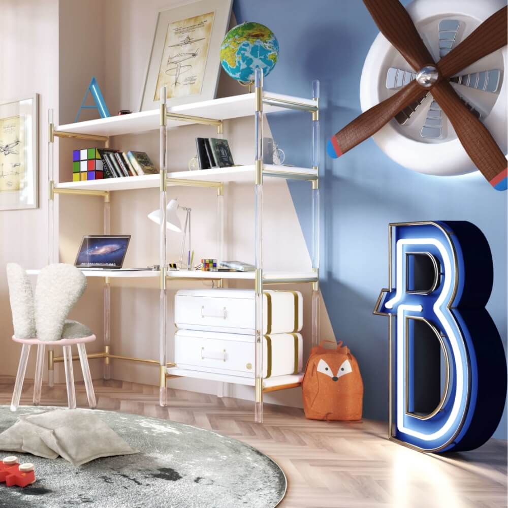 Circu Letter B Graphic Floor Lamp