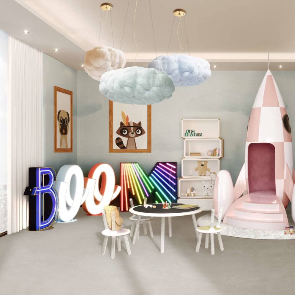 Circu Letter B Graphic Floor Lamp