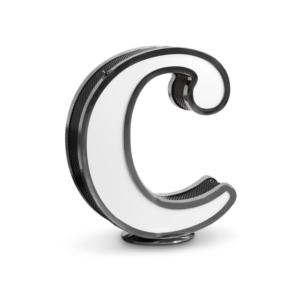Circu Letter C Graphic Floor Lamp