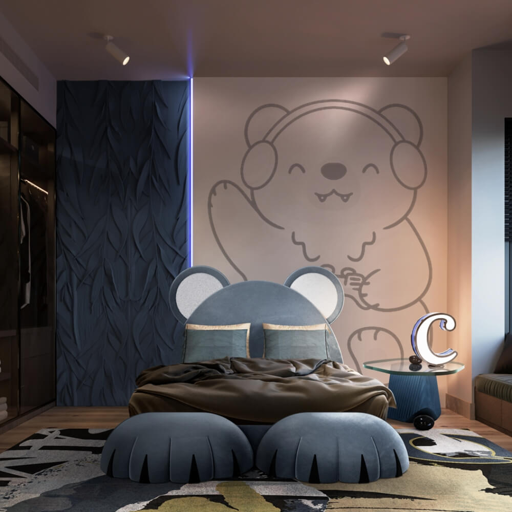 Circu Letter C Graphic Floor Lamp