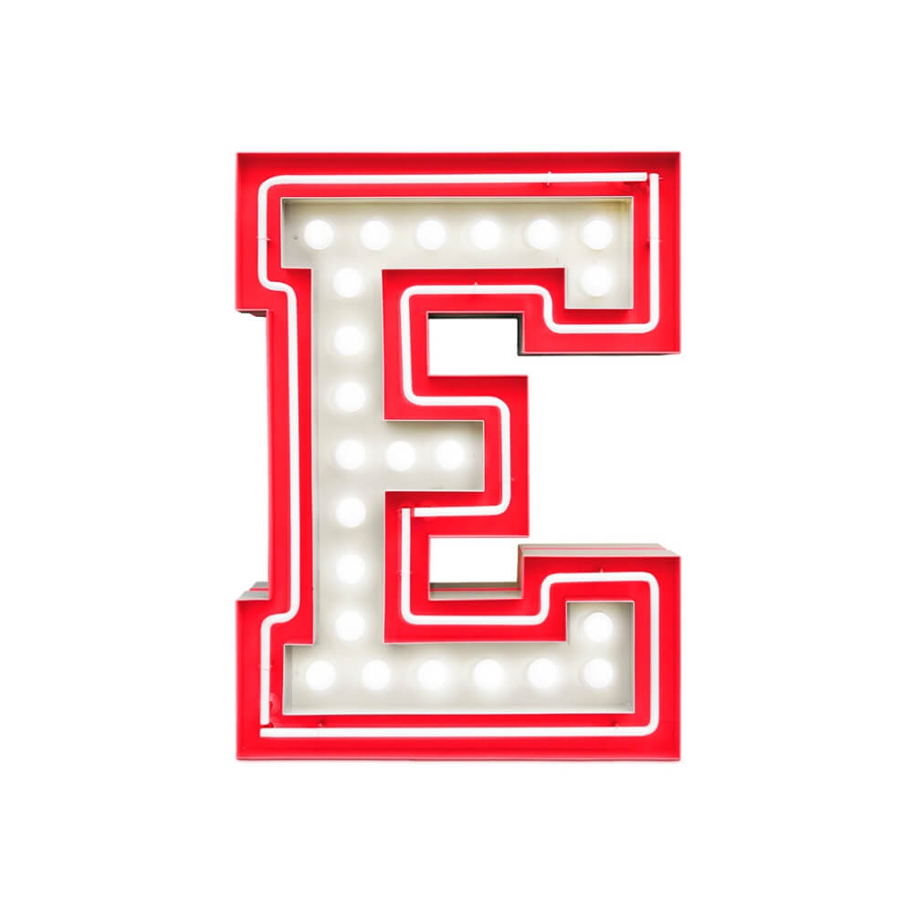 Circu Letter E Graphic Floor Lamp