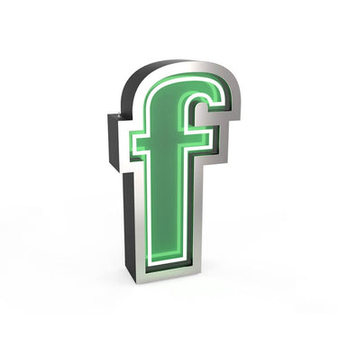 Circu Letter F Graphic Floor Lamp