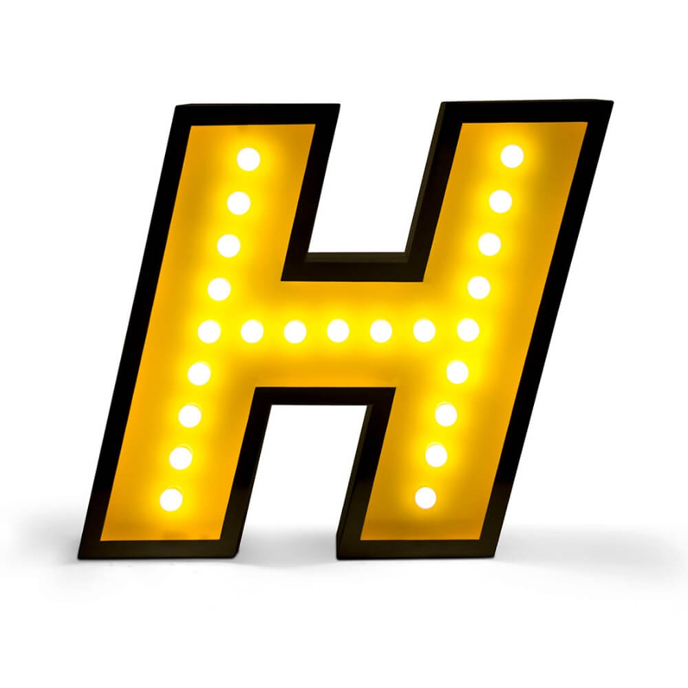 Circu Letter H Graphic Floor Lamp