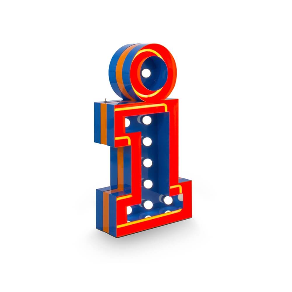 Circu Letter I Graphic Floor Lamp