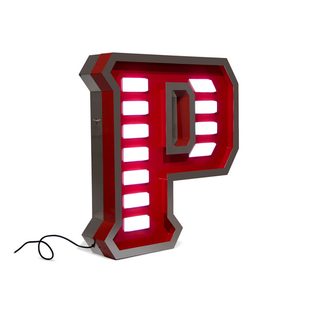 Circu Letter P Graphic Floor Lamp