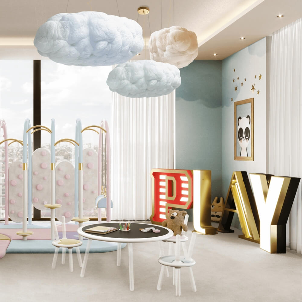 Circu Letter P Graphic Floor Lamp